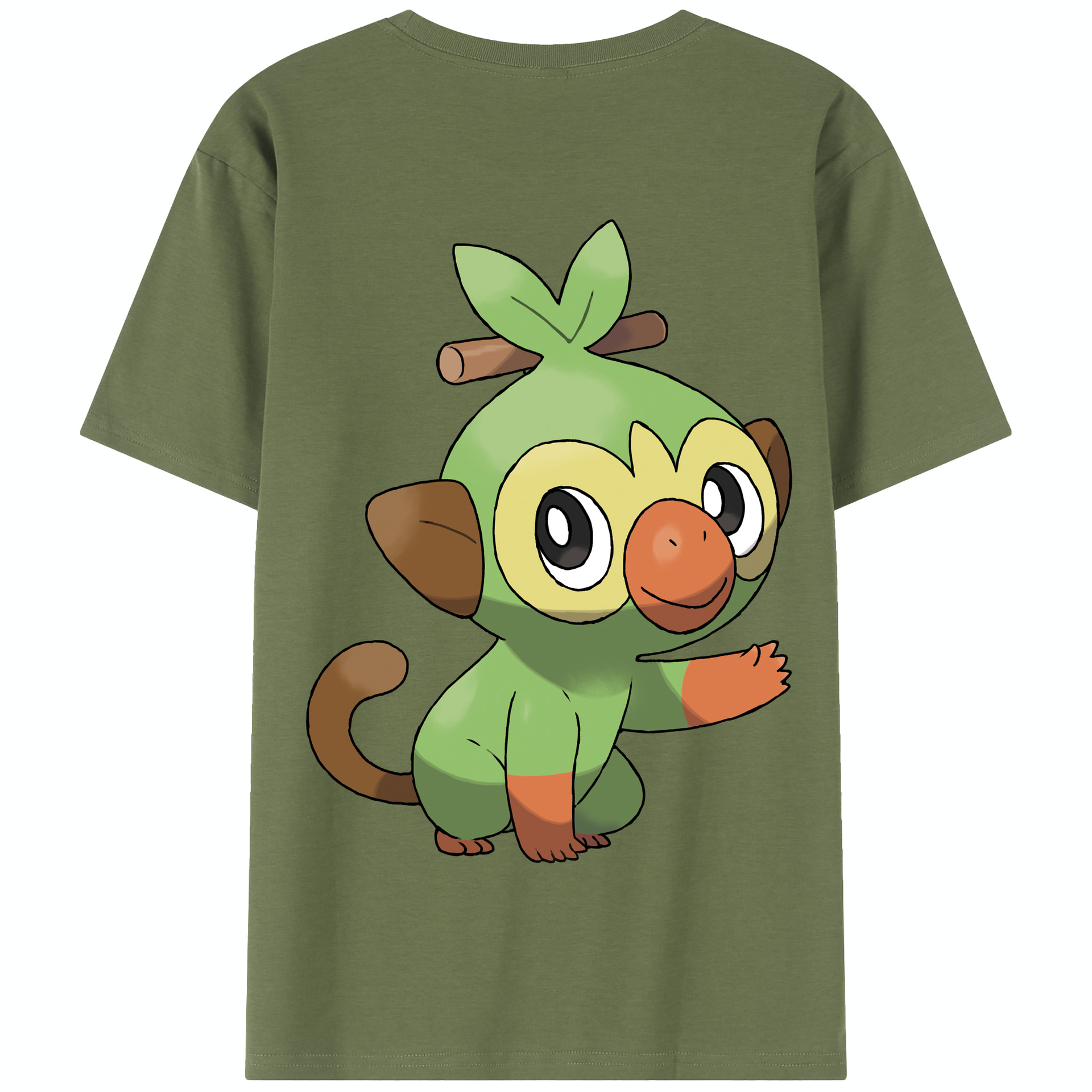（画像用） ポケットモンスター Pokémon 綿100％半袖Tシャツ（背面プリント）